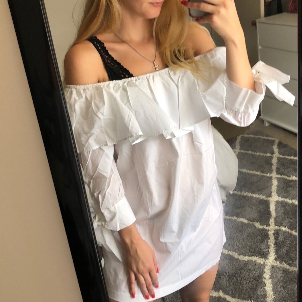 white dress